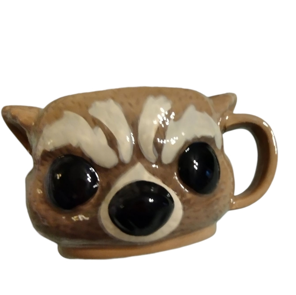 New! NIB Marvel Pop Rocket Raccoon  Ceramic Mug Guardians Of Galaxy 16oz